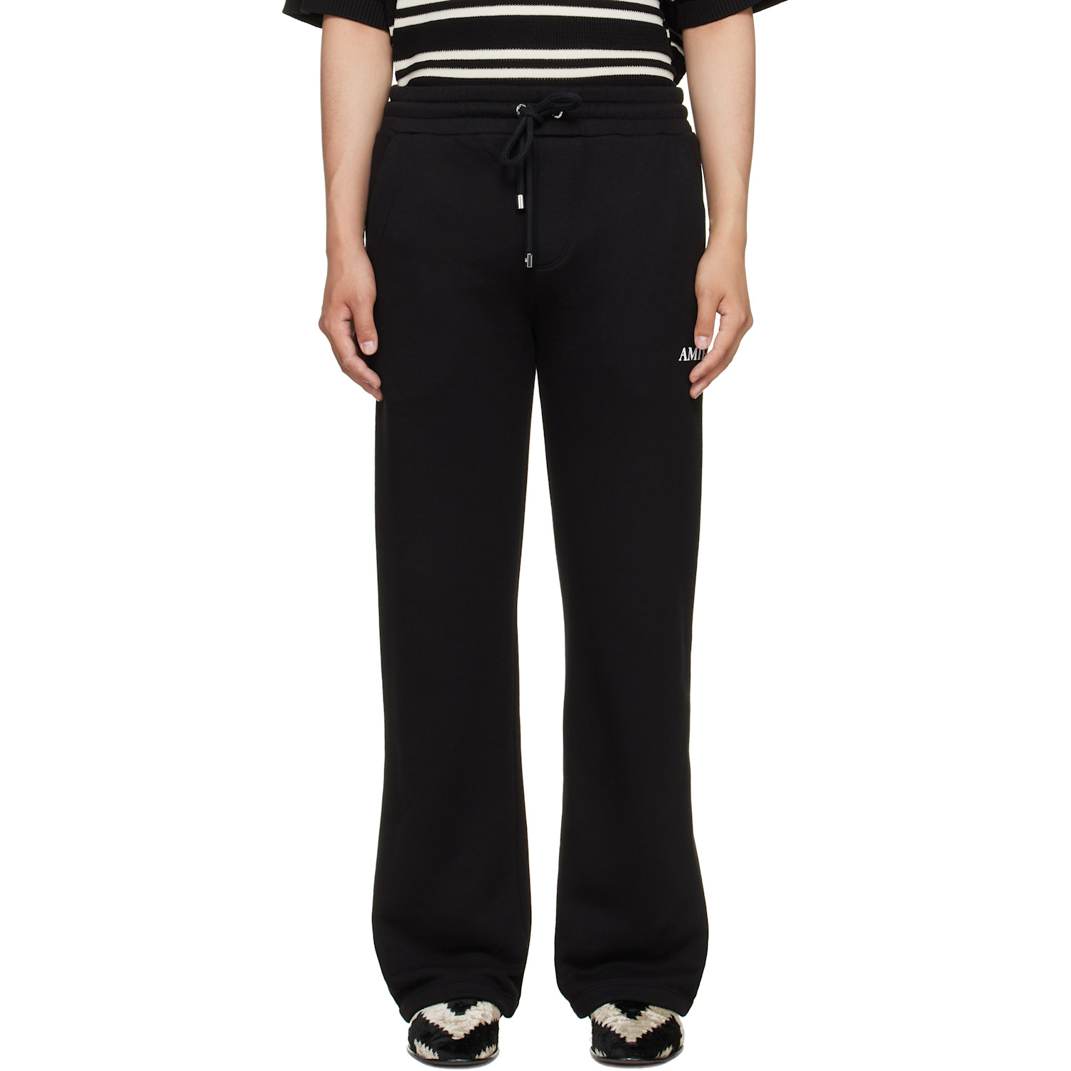 AMIRI Black Relaxed Pull On Sweatpants