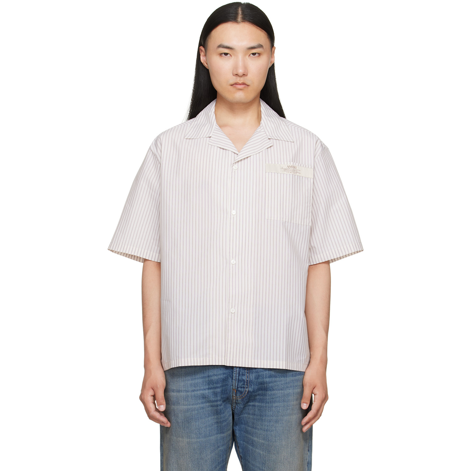 AMIRI Off-White 'Amiri Spirit' Box Camp Shirt