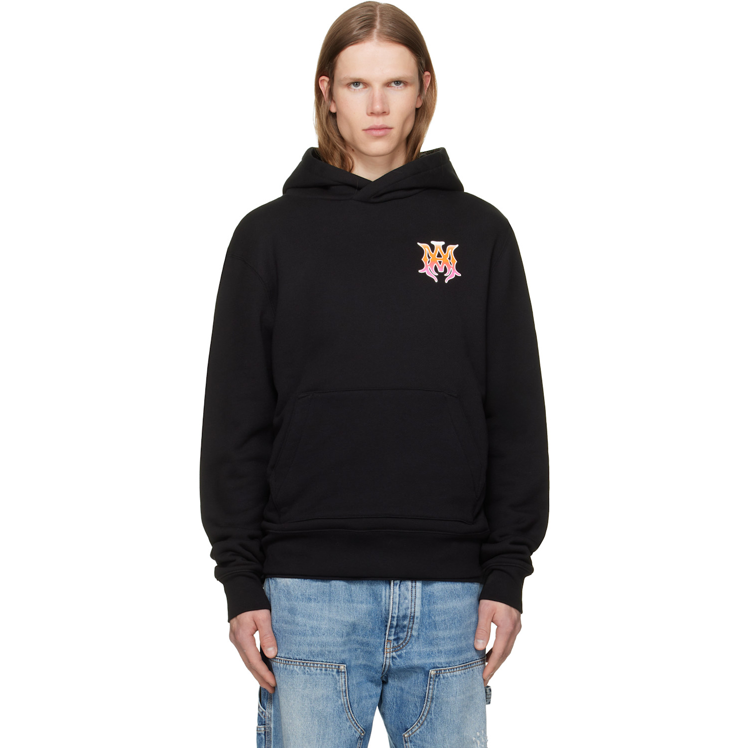 AMIRI Black MA Surf Reg Hoodie
