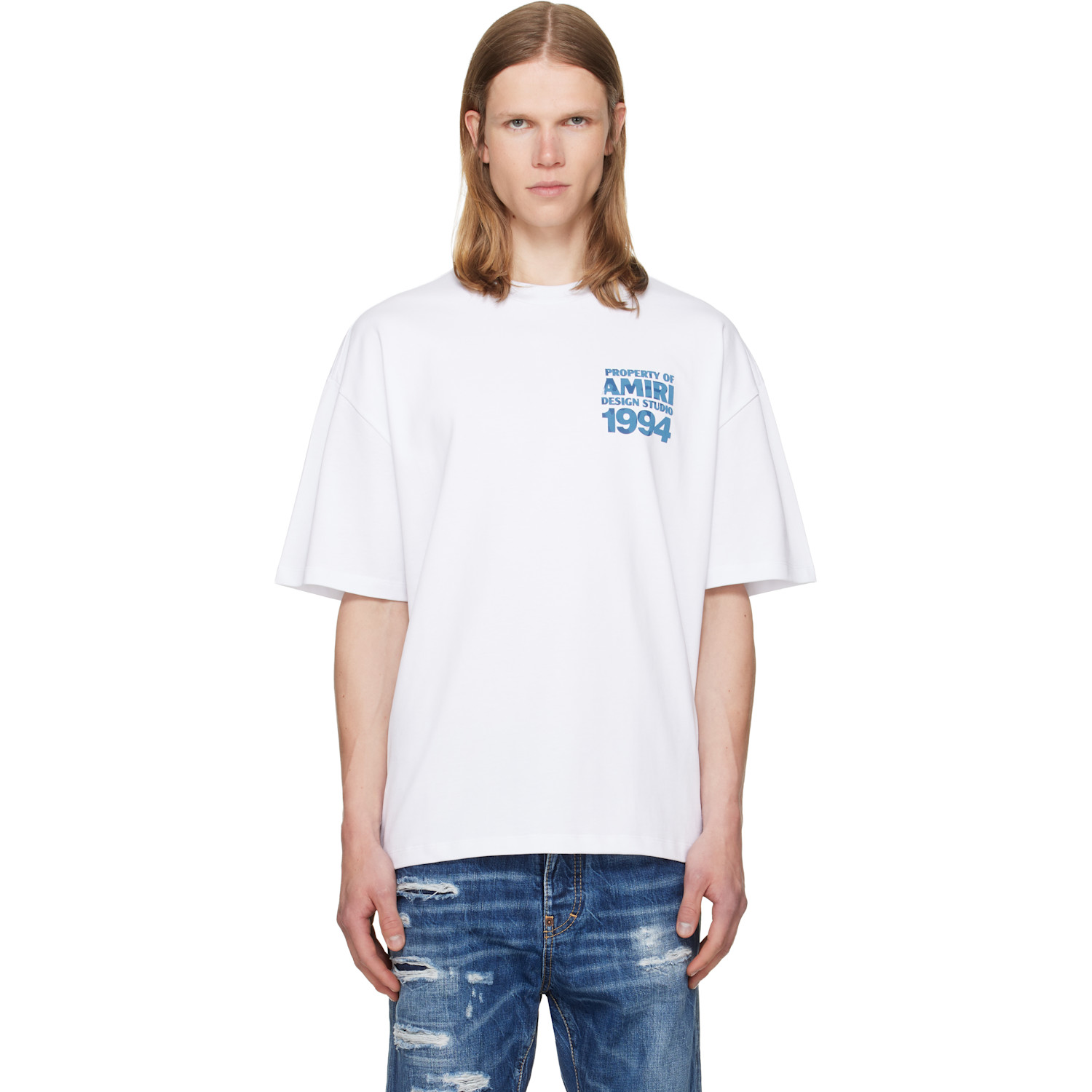 AMIRI White 'AMIRI 1994' Skate T-shirt