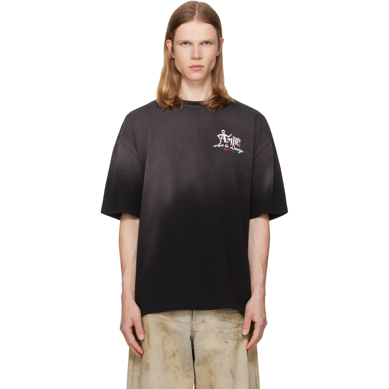AMIRI Black 'AMIRI Studio' Skate T-shirt