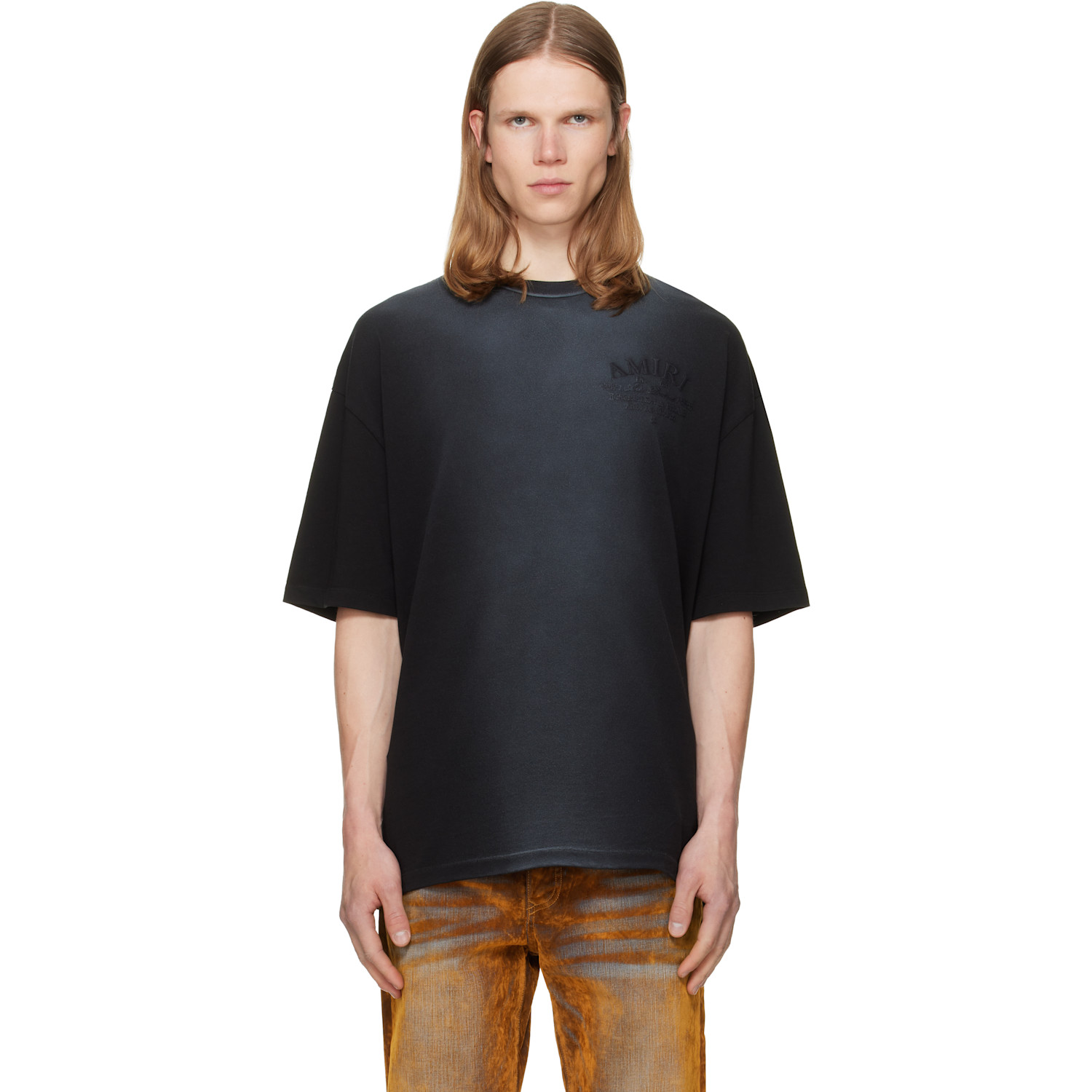 AMIRI Black 'Arts District' HJ GD Skate T-shirt
