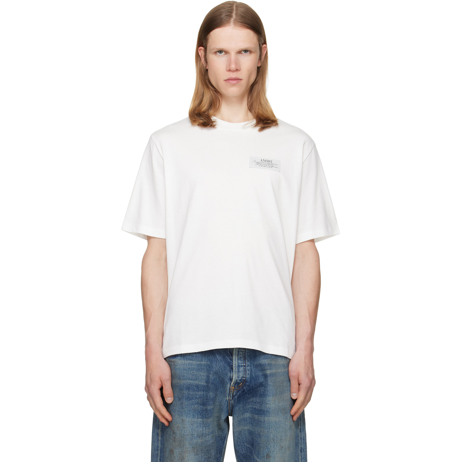 AMIRI White 'AMIRI Spirit' T-shirt