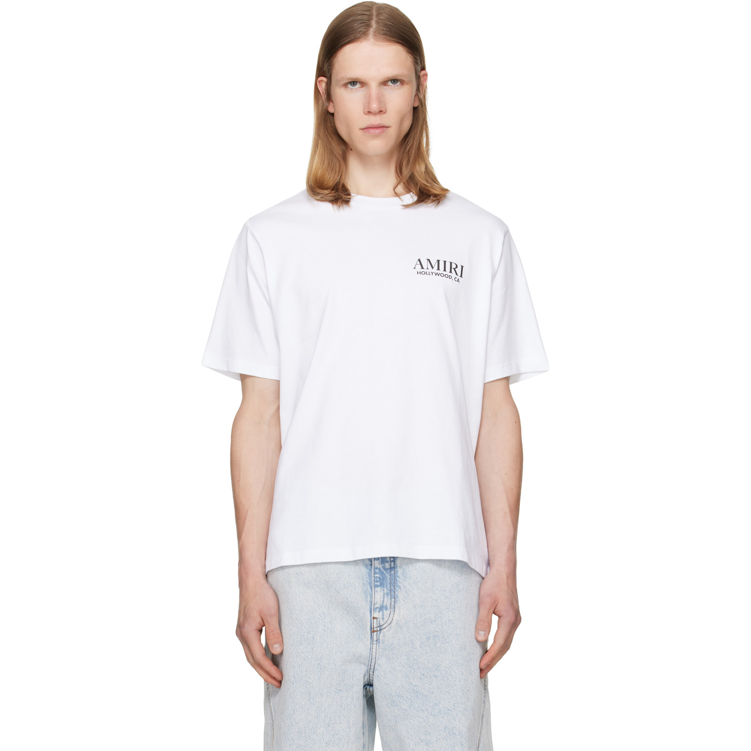 AMIRI White Bones Stacked T-shirt