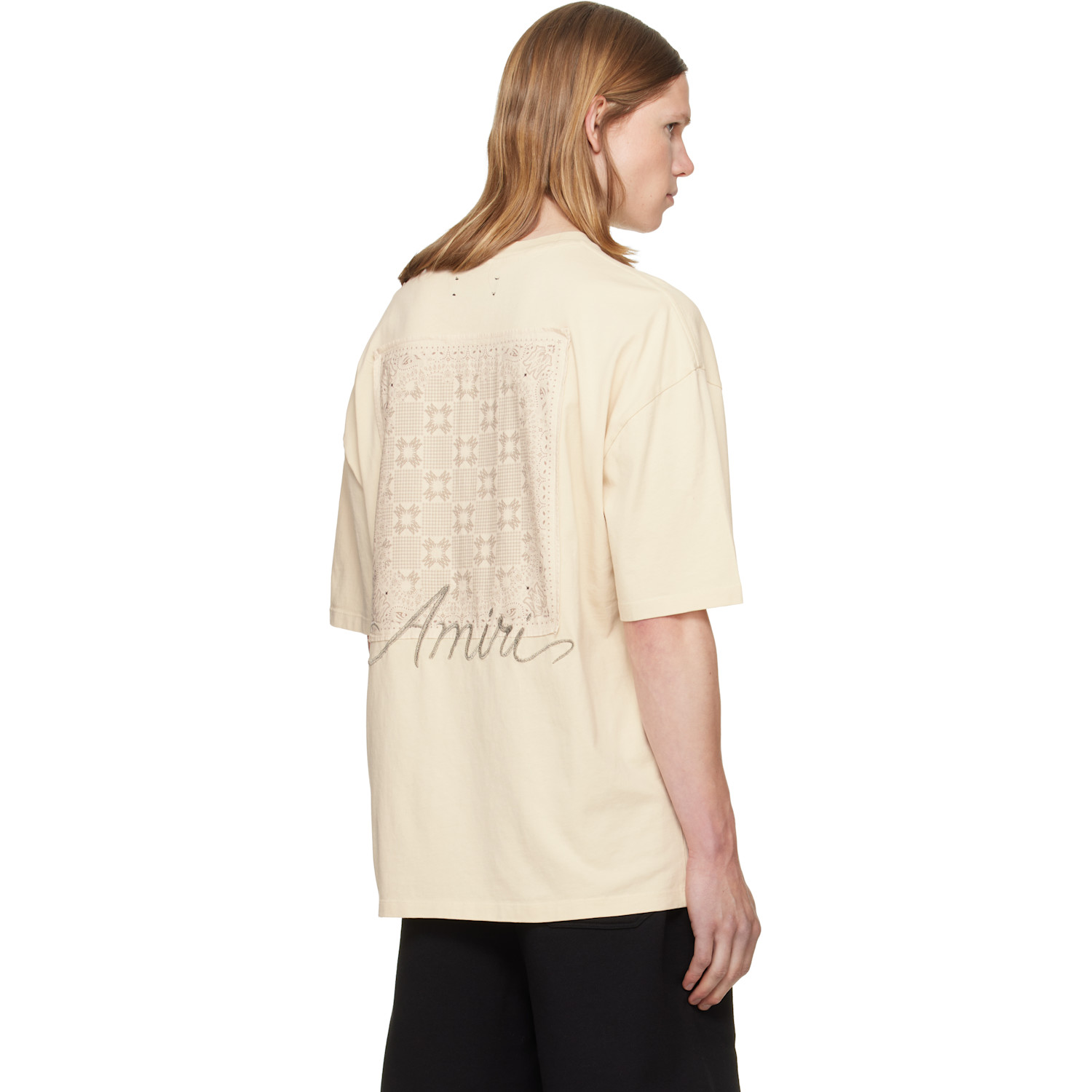  Amiri Off-white Ma Check Patch Skate T-shirt 