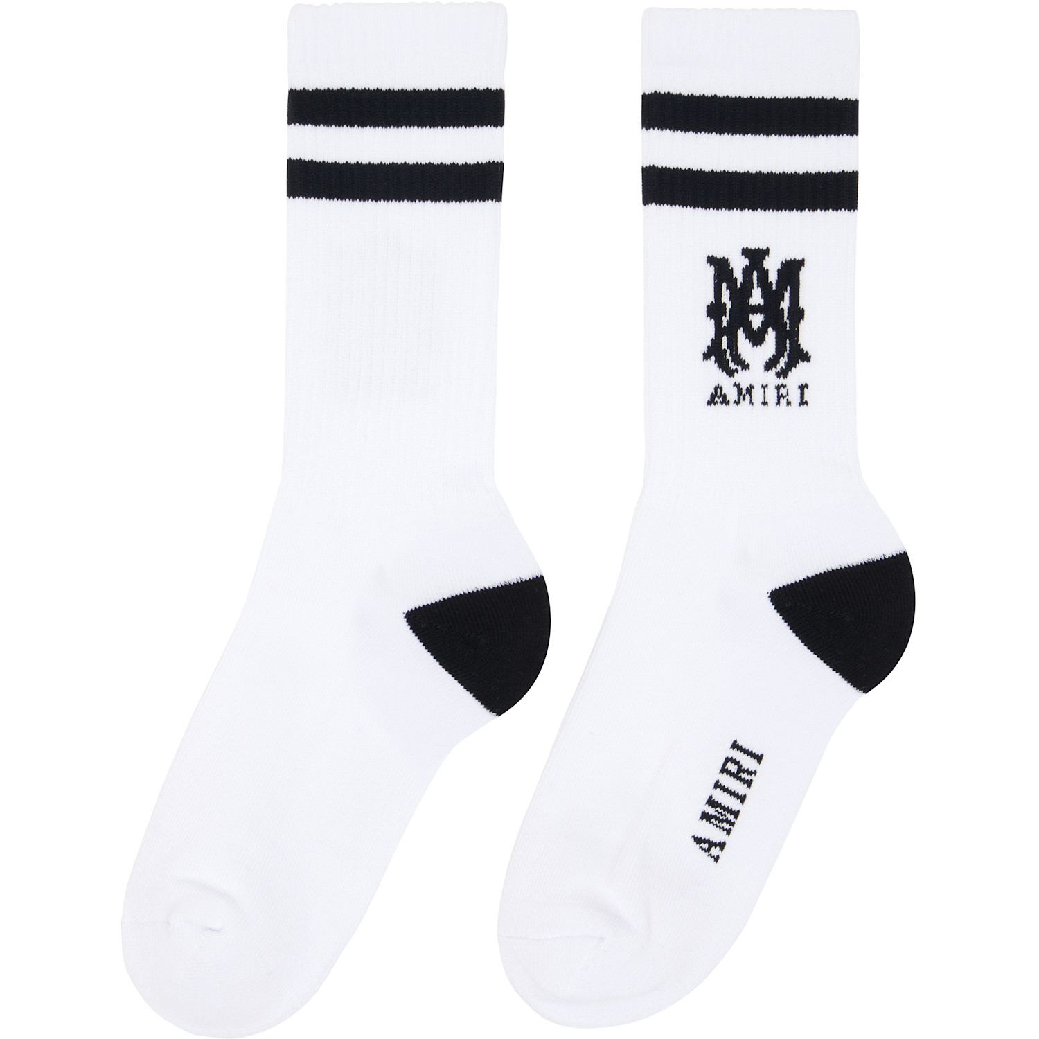  Amiri White Ma Core Logo Socks 