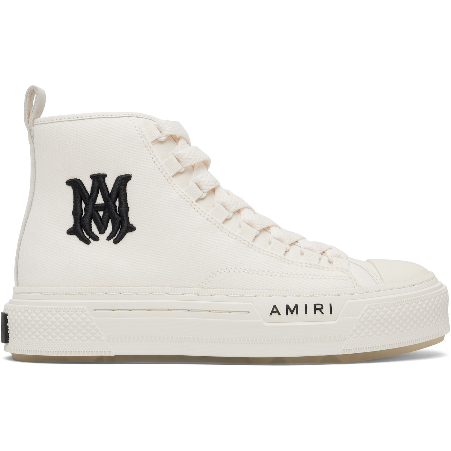 AMIRI White MA Court Hi Sneakers