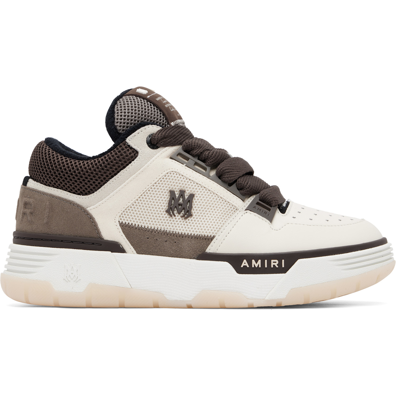 AMIRI Brown & Off-White MA-1 Sneakers