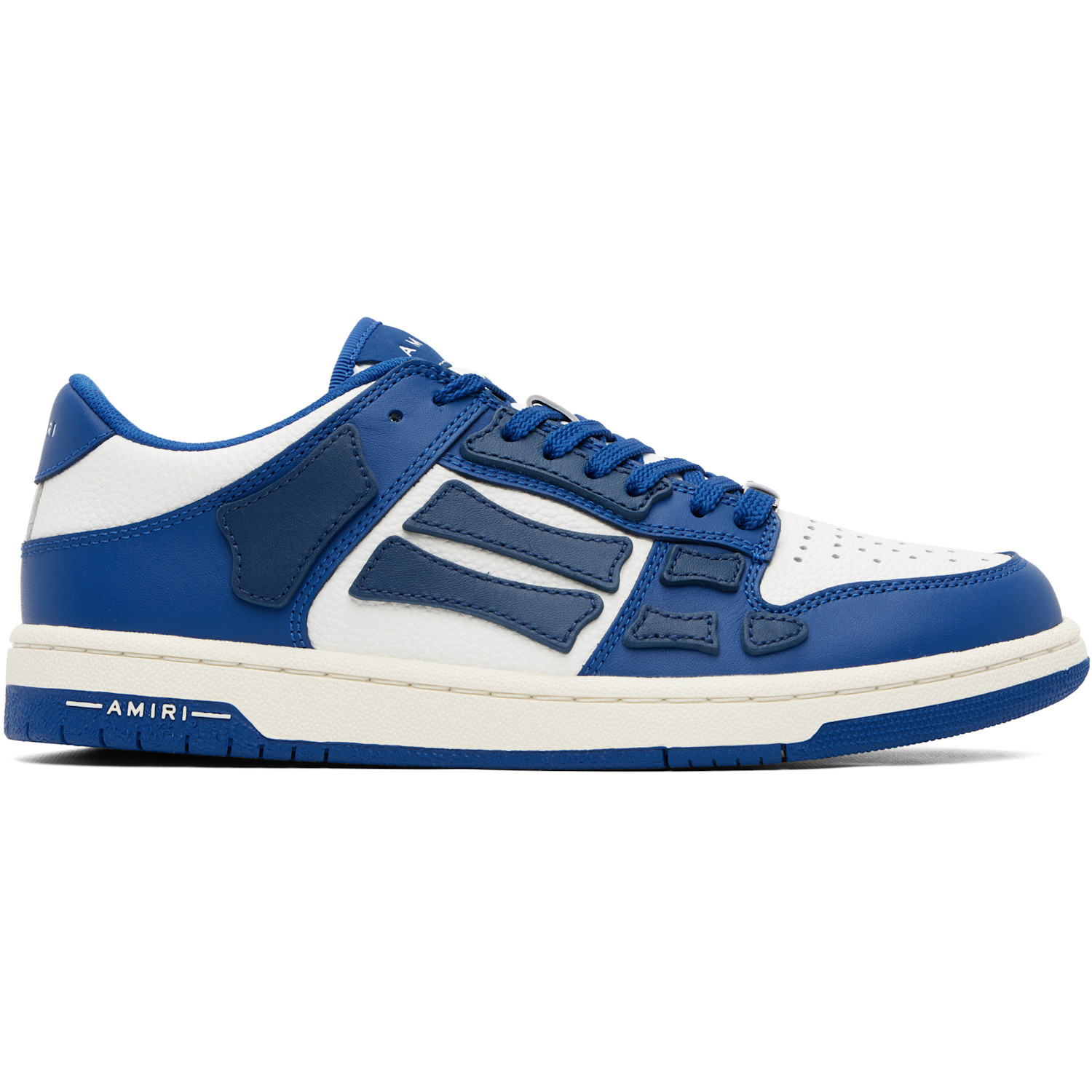AMIRI Navy & White Skel-Top Low Sneakers