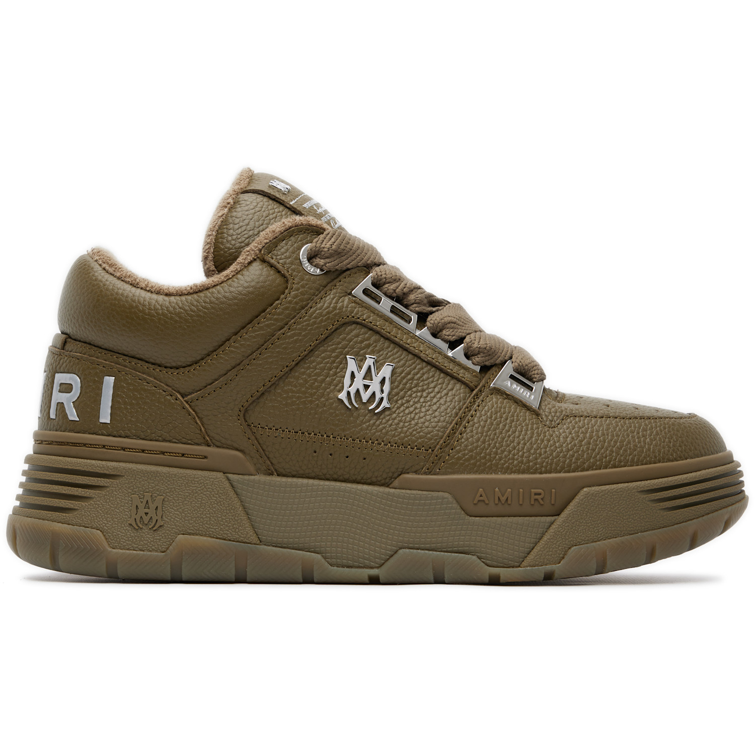 AMIRI Khaki Metallic MA-1 Sneakers