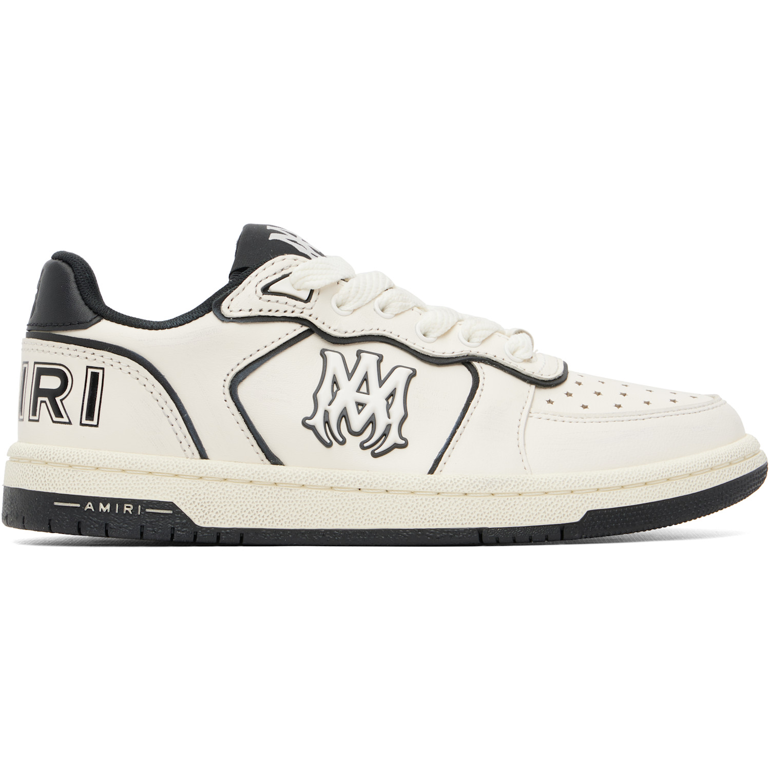 AMIRI Off-White & Black Newport Sneakers