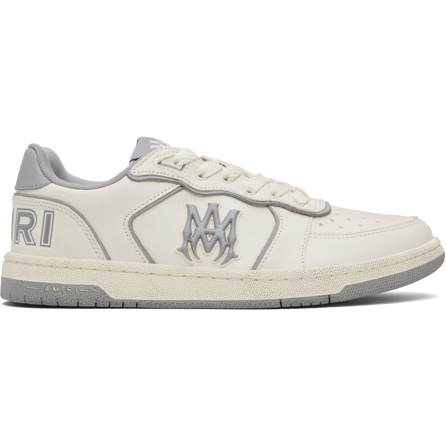 AMIRI Off-White & Gray Newport Sneakers