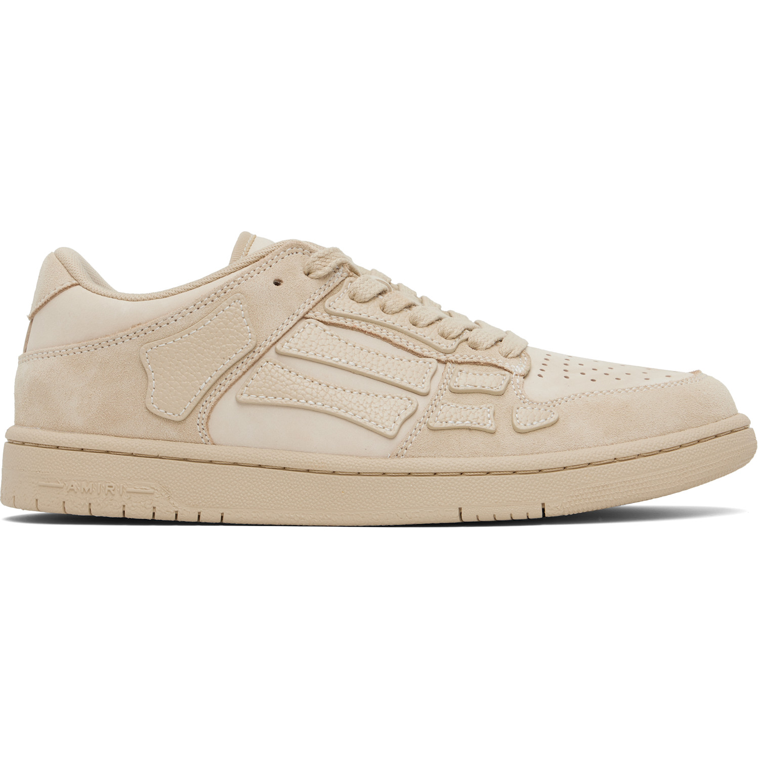 AMIRI Beige Skel Top Low Sneakers