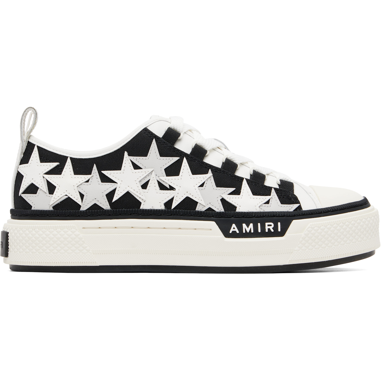 AMIRI Black Stars Court Low Sneakers