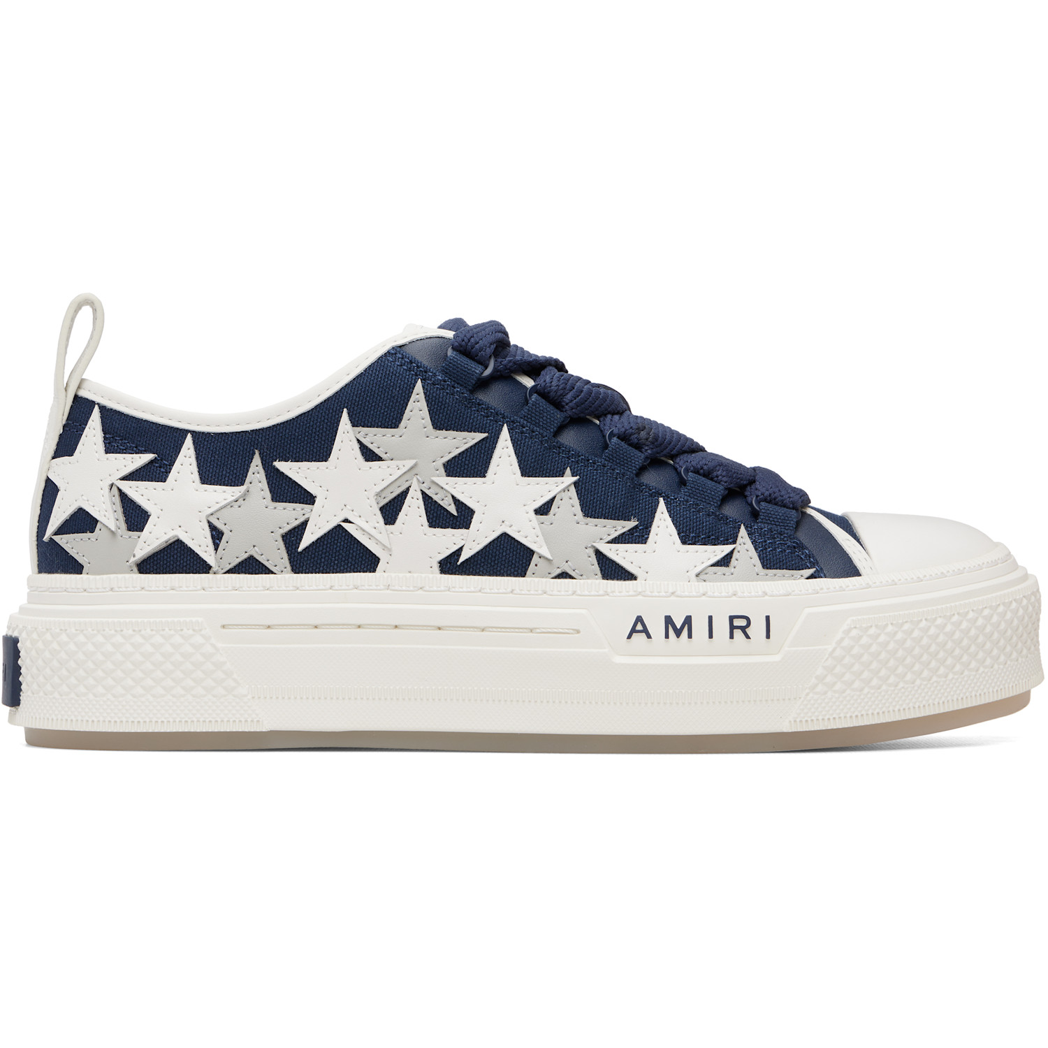 AMIRI Navy & White Stars Court Low Sneakers