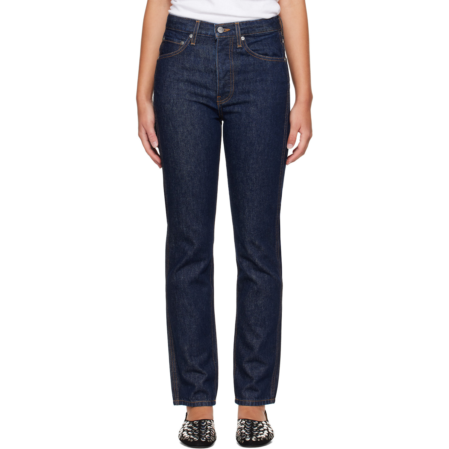 KHAITE Indigo Finley Jeans