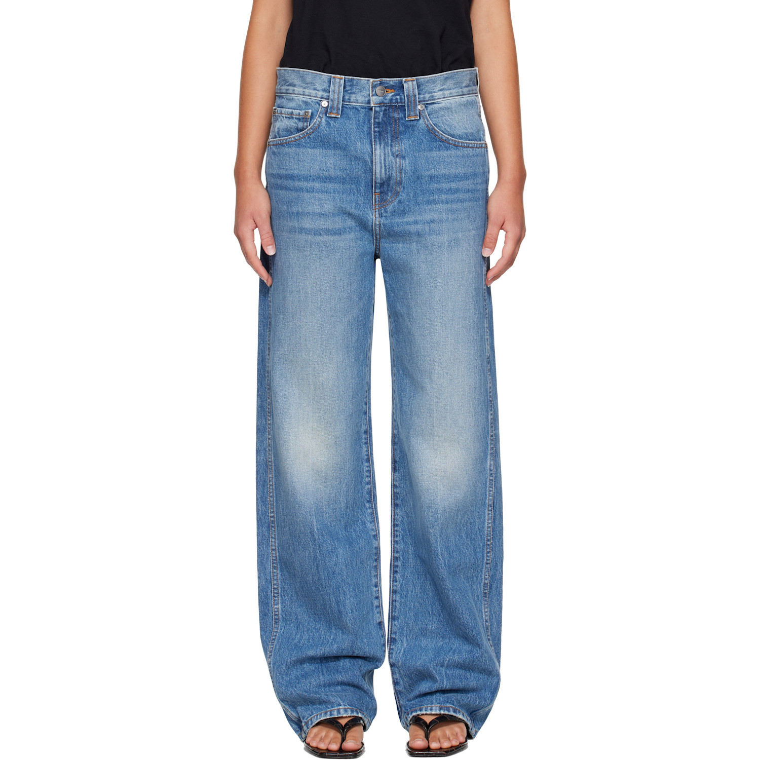 KHAITE Blue Bonnie Jeans