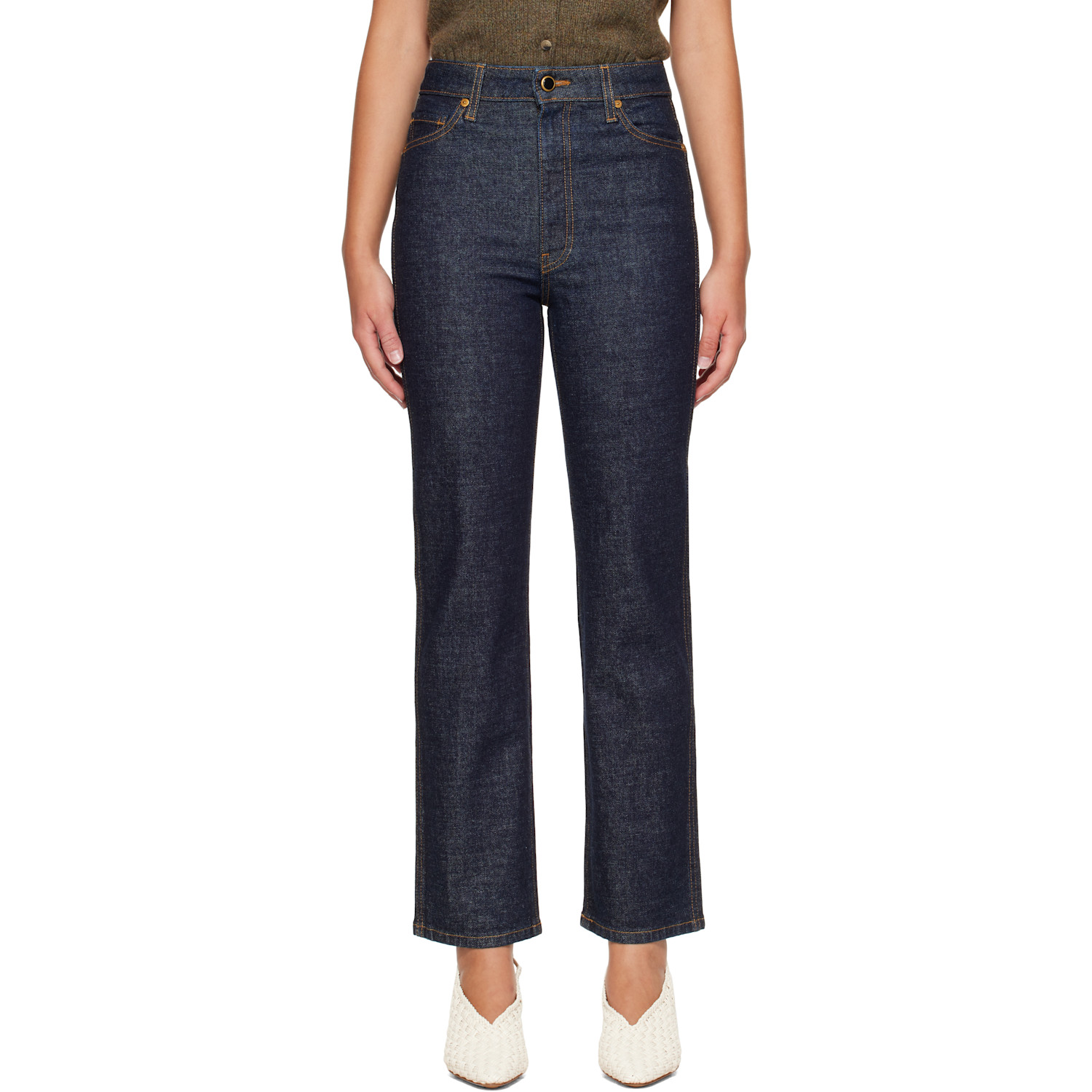 KHAITE Indigo Abigail Jeans