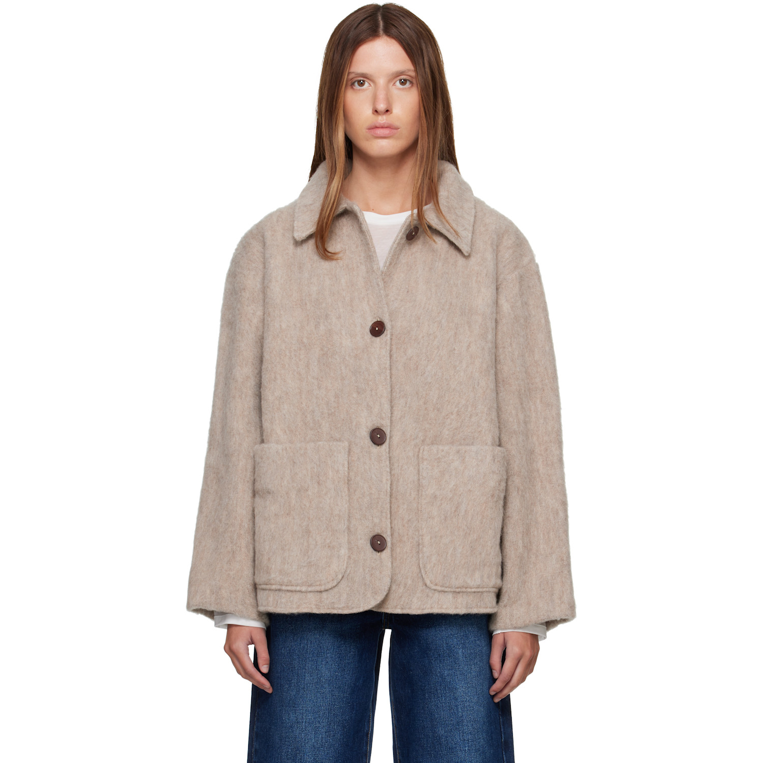 Baserange Beige Umma Jacket