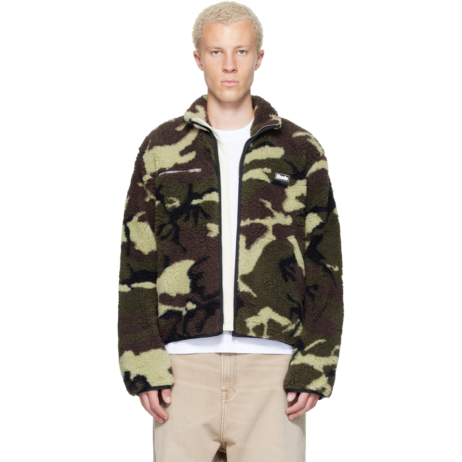 Rhude Green Parilla Camouflage Jacket