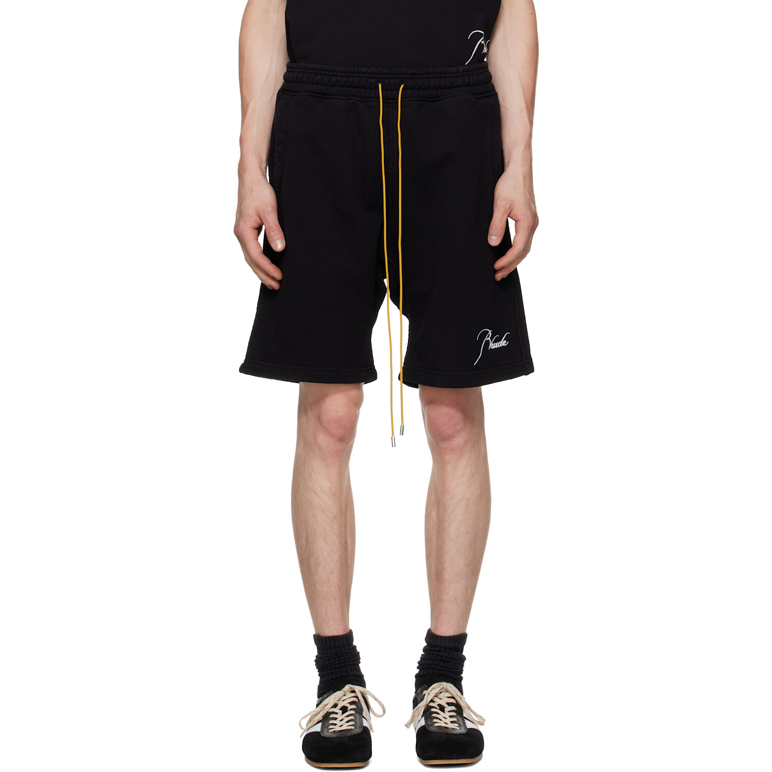 Rhude Black Classique Sweat Shorts
