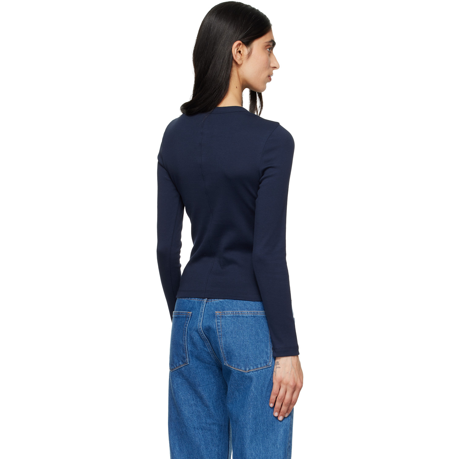  Flore Flore Navy Jess Longsleeve T-shirt 