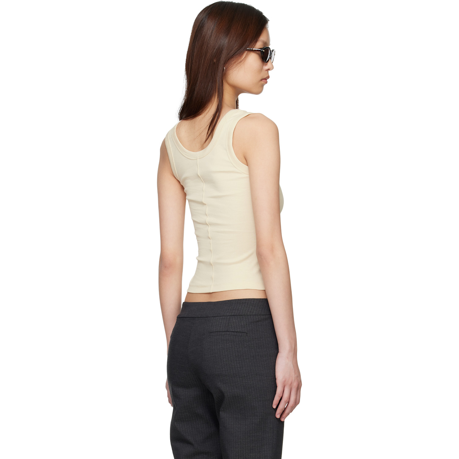  Flore Flore Off-white Hillie Tank Top 
