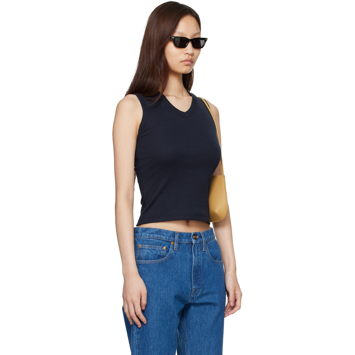  Flore Flore Navy Jill Tank Top 