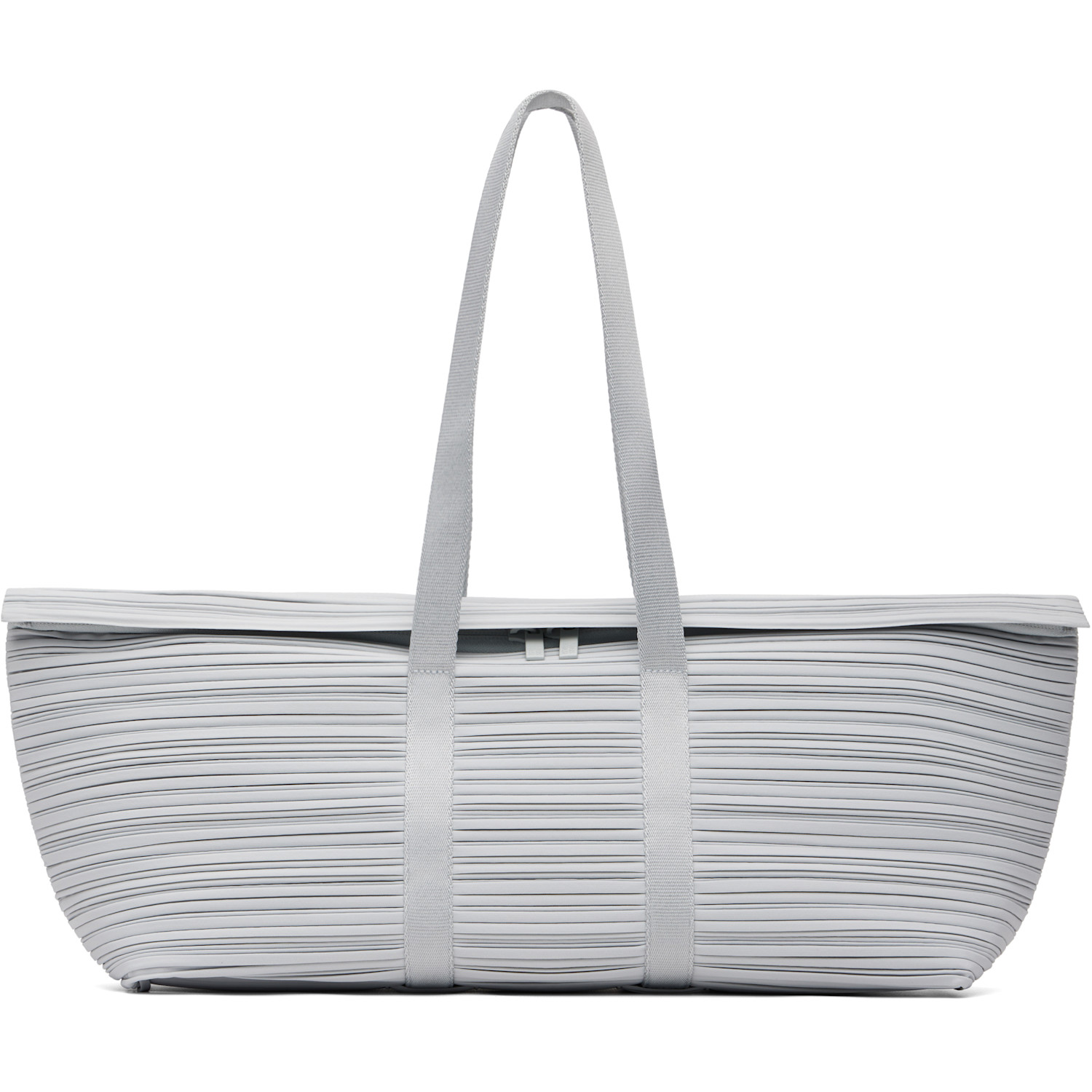 PLEATS PLEASE ISSEY MIYAKE Gray Pleats Boston Bag