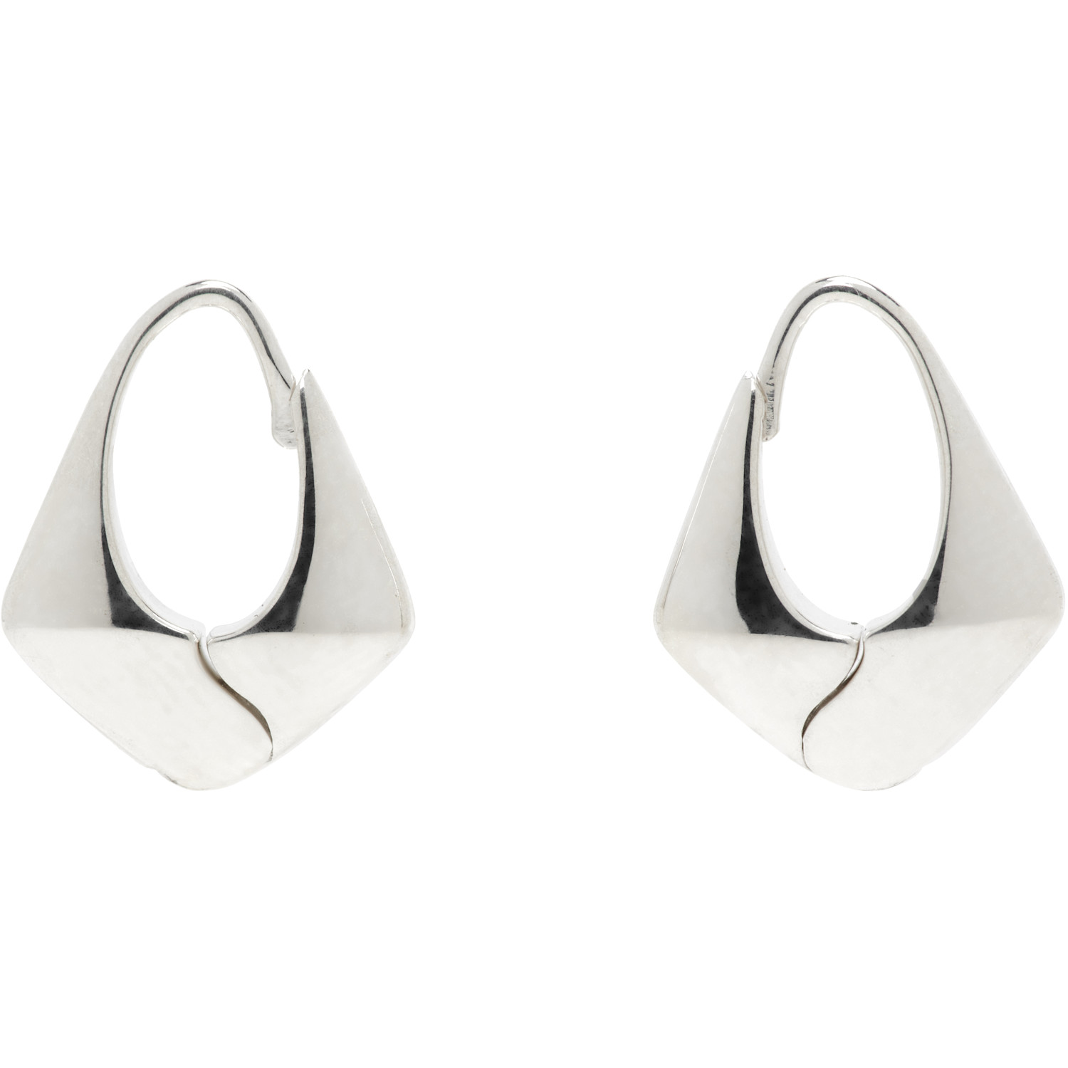 Sophie Buhai Small Pyramid Hoop Earrings