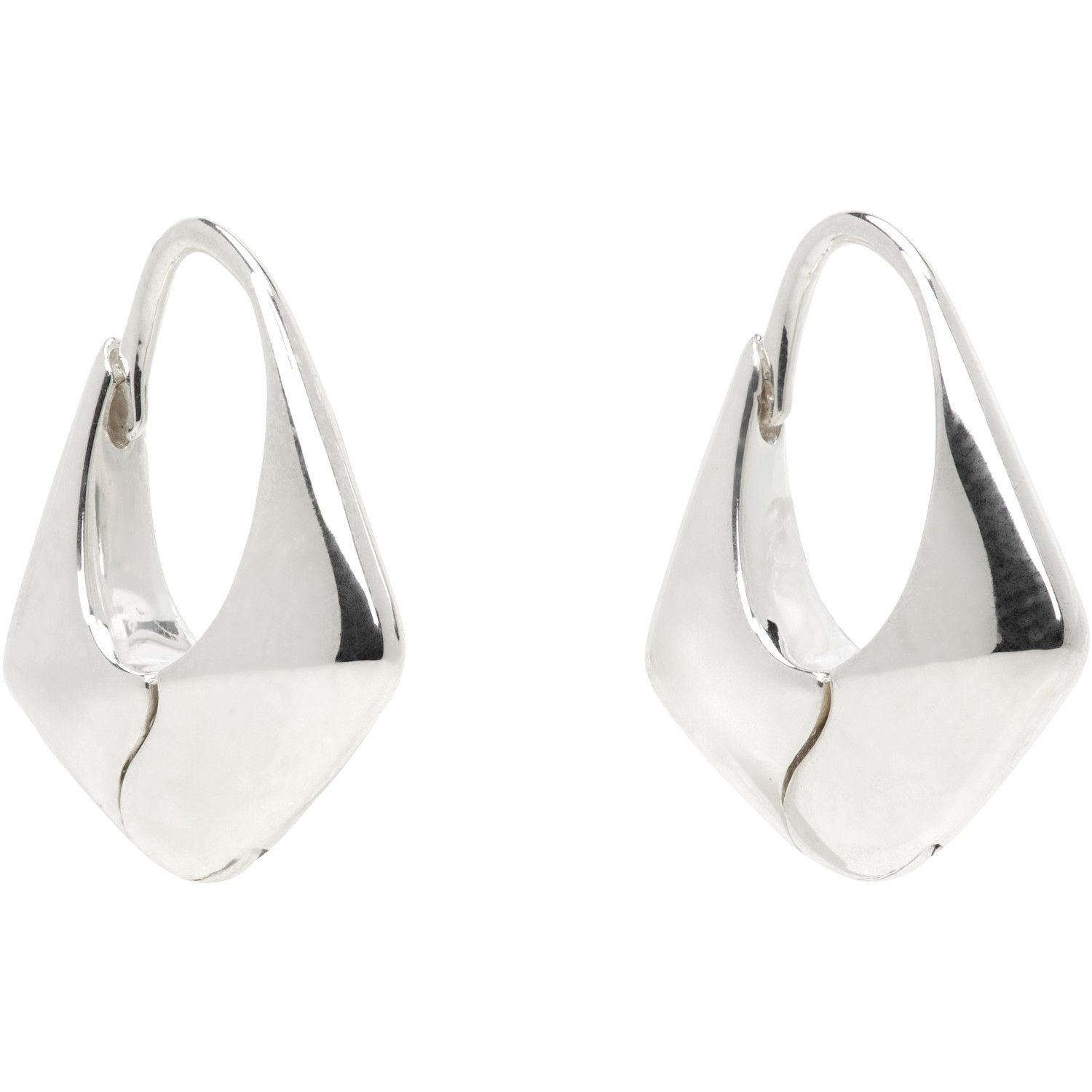  Sophie Buhai Small Pyramid Hoop Earrings 