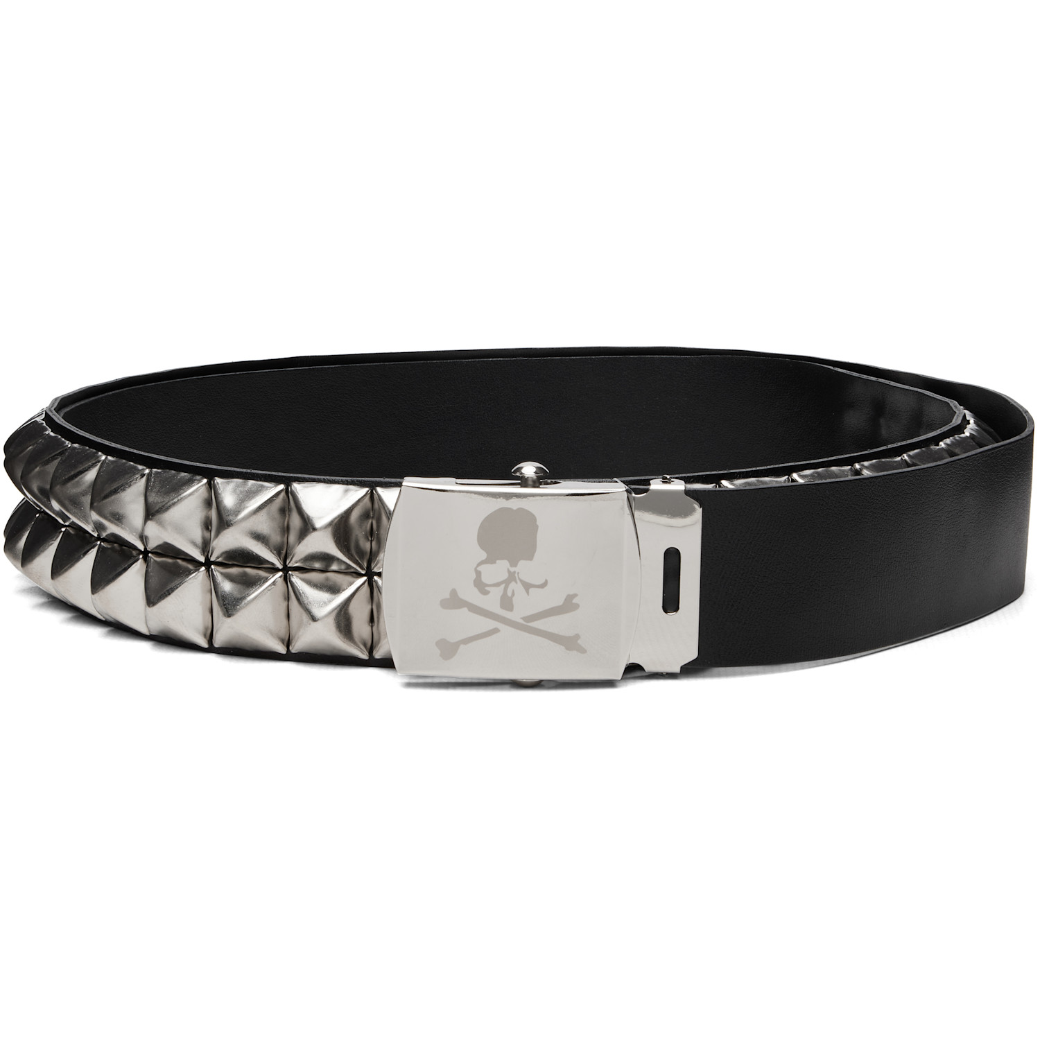 MASTERMIND WORLD Black Double-Stud Belt