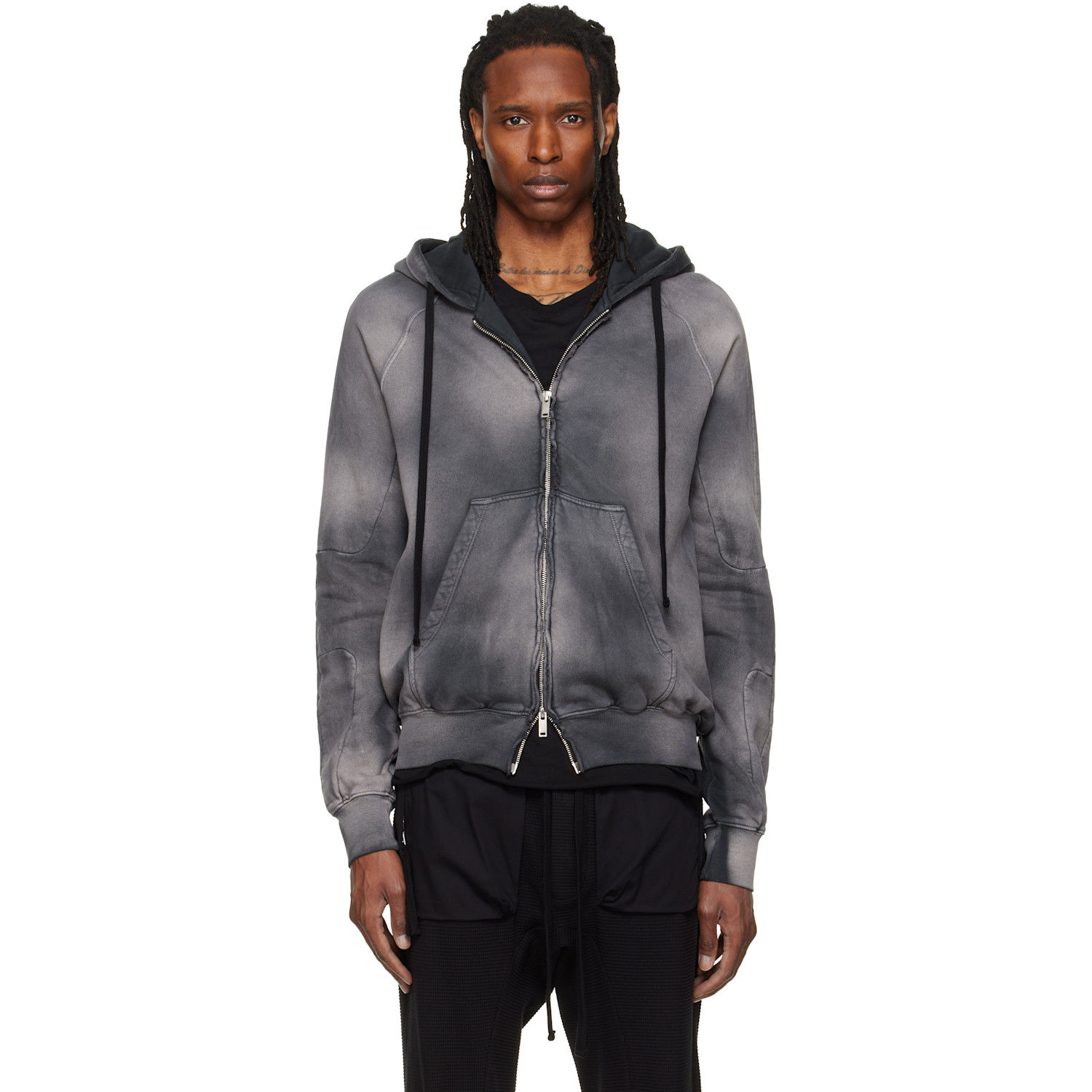thom/krom Gray SJ 711 Hoodie