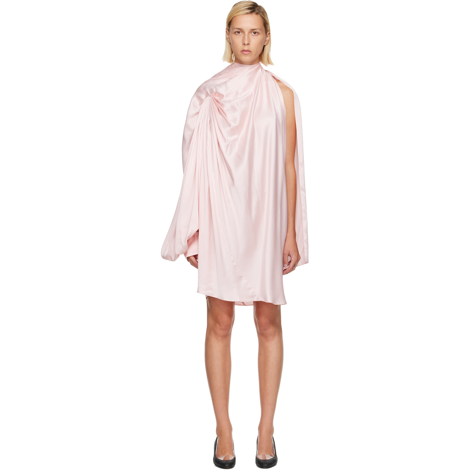 Kiko Kostadinov Pink Caspian Minidress