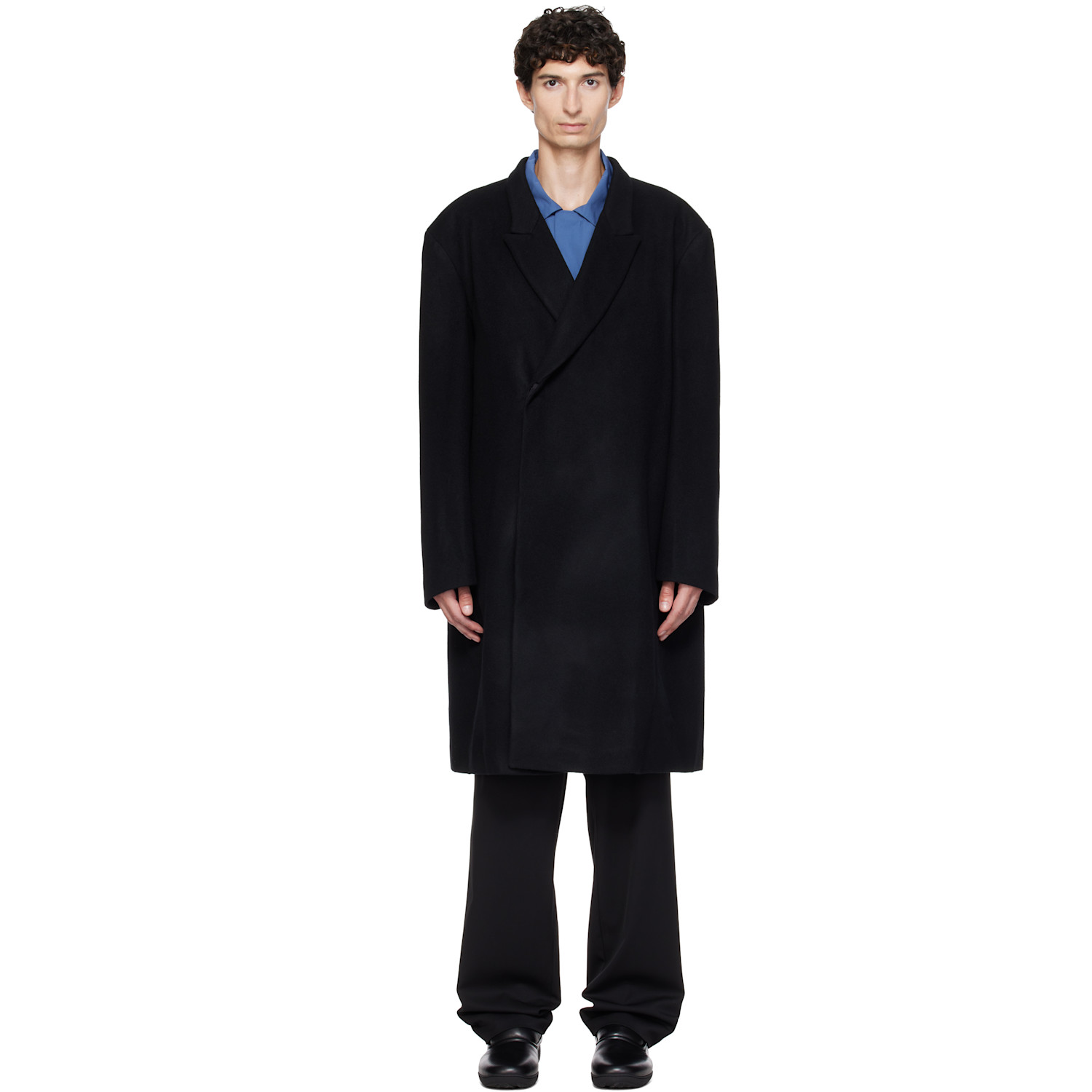 Kiko Kostadinov Black Epelde Coat