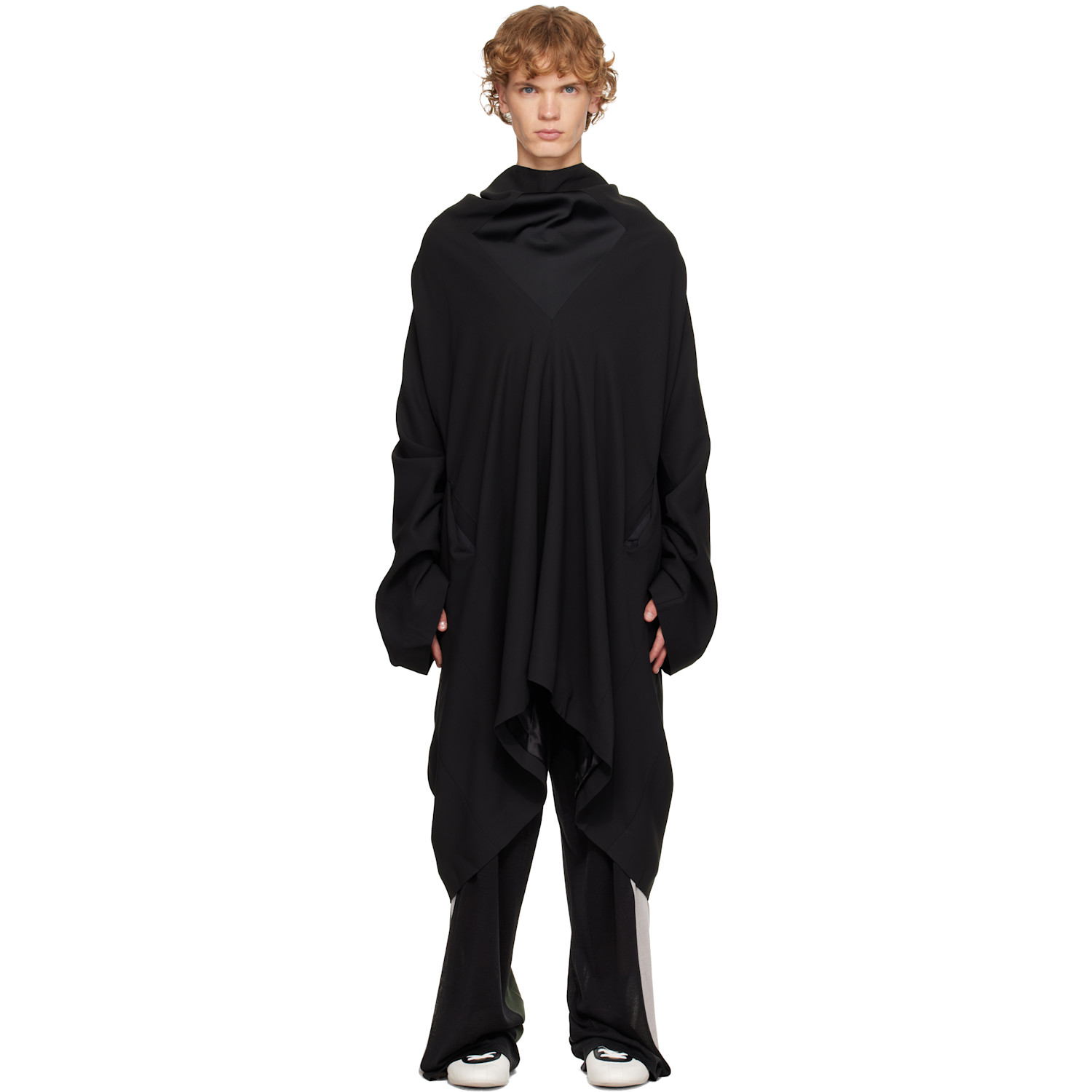 Kiko Kostadinov Black Moder Tunic Coat
