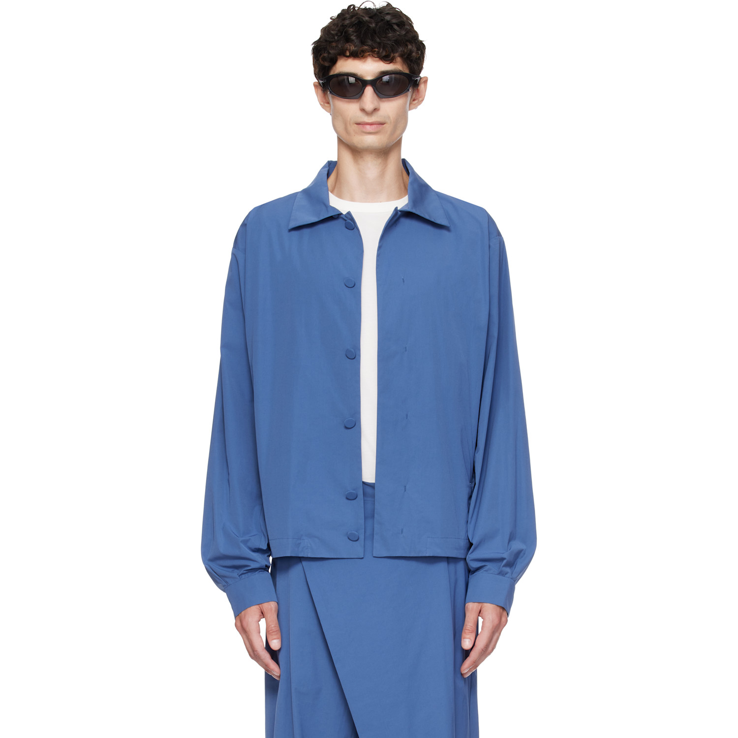 Kiko Kostadinov Blue Kippel Light Jacket