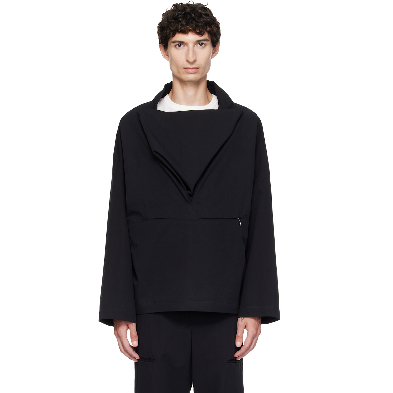 Kiko Kostadinov Black Graatsma Smock Jacket
