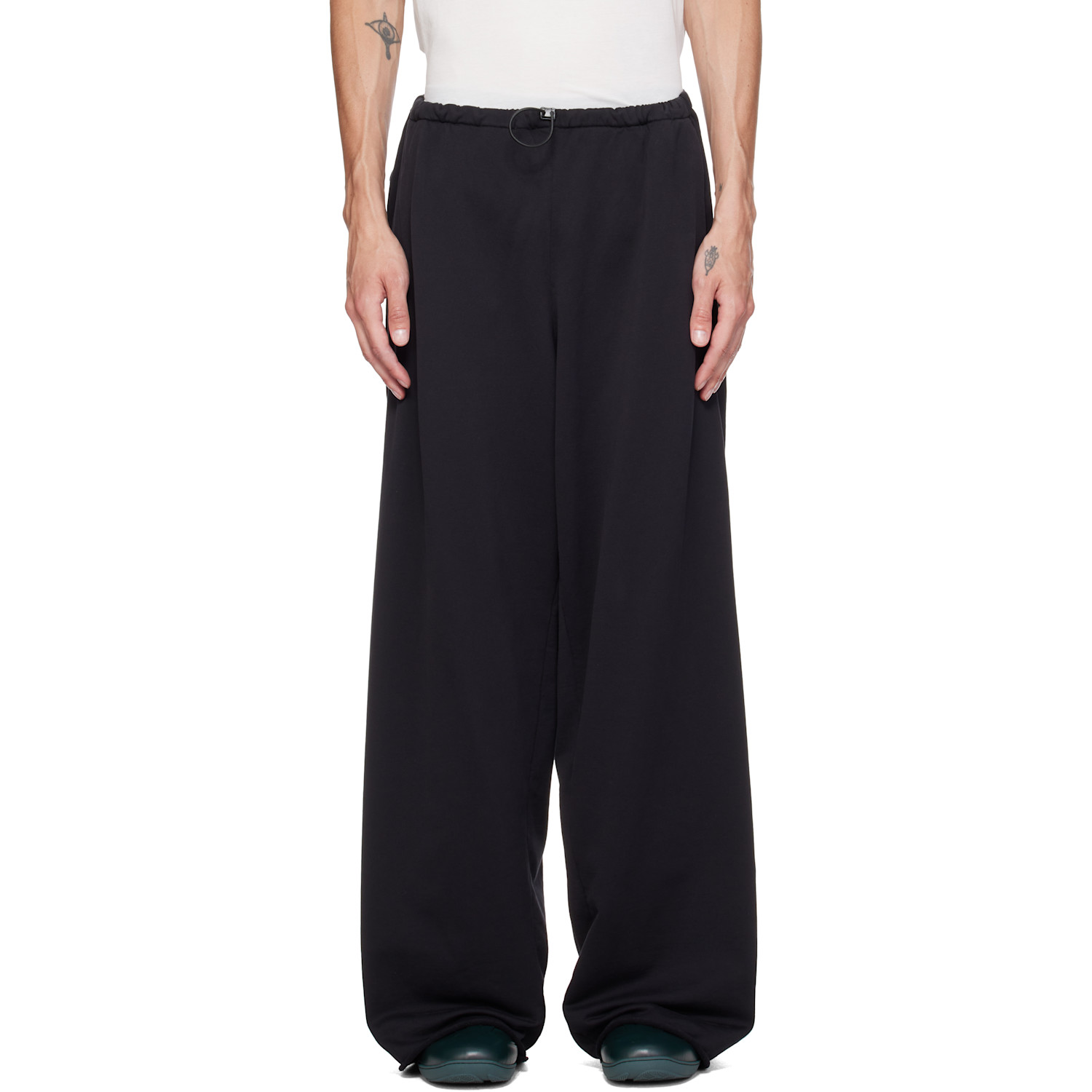 Kiko Kostadinov Black Veleka Wide Trousers