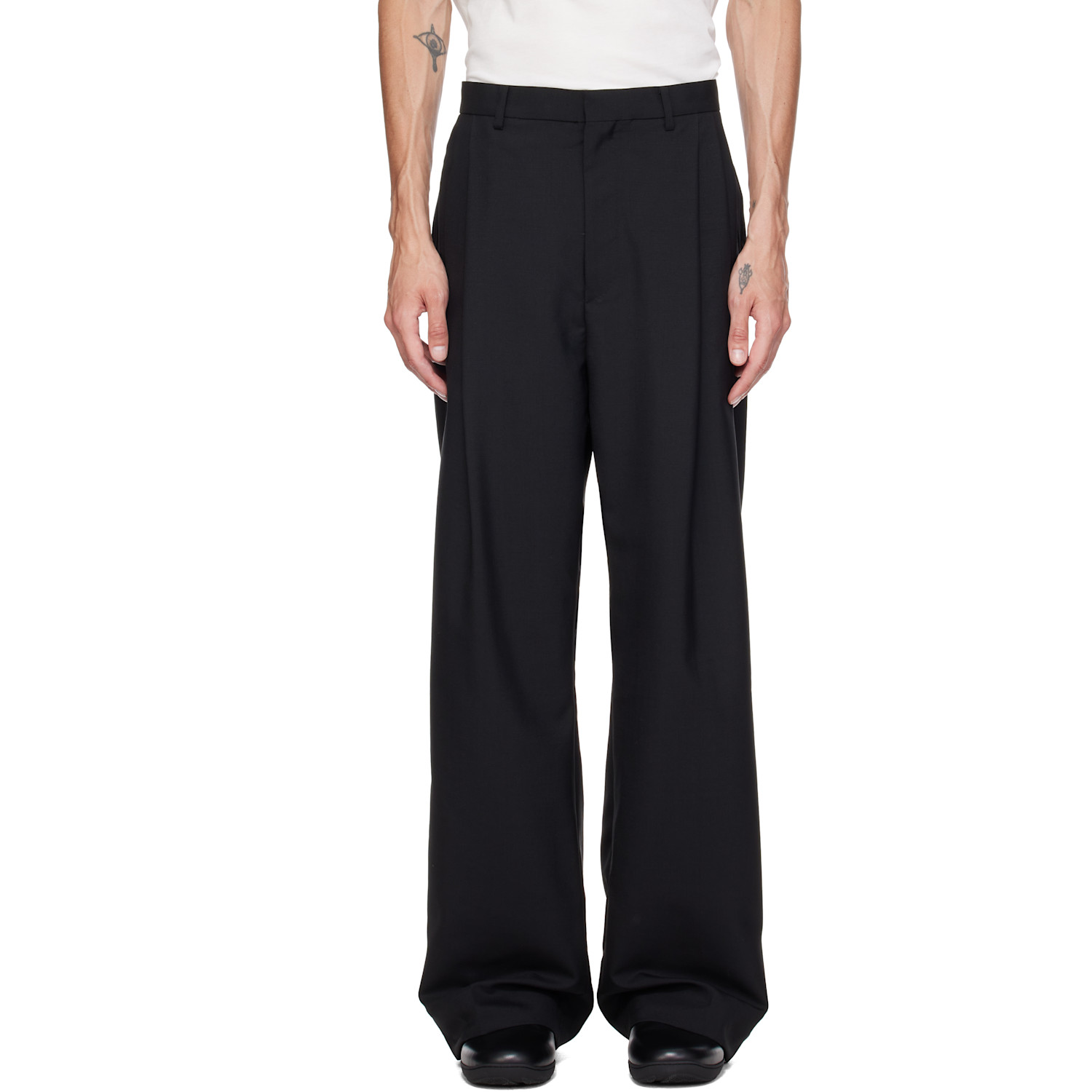 Kiko Kostadinov Black Vaals Tailored Trousers