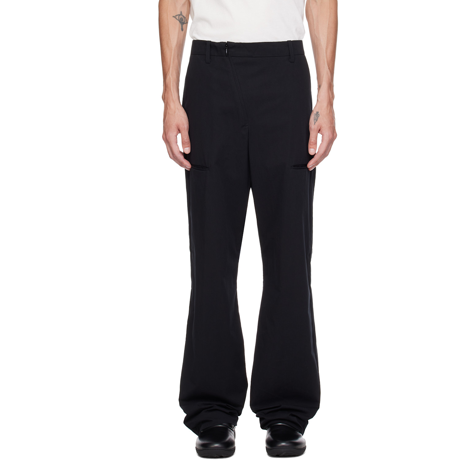 Kiko Kostadinov Black Graatsma Trousers
