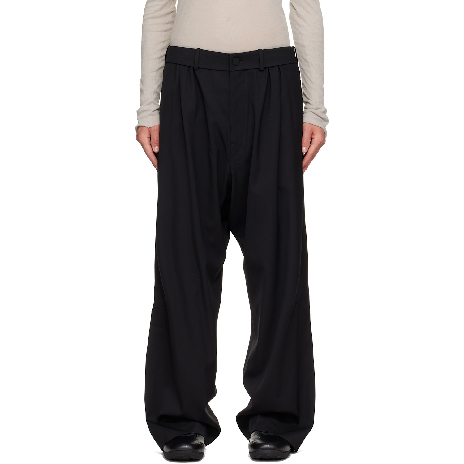 Kiko Kostadinov Black Helmond Trousers