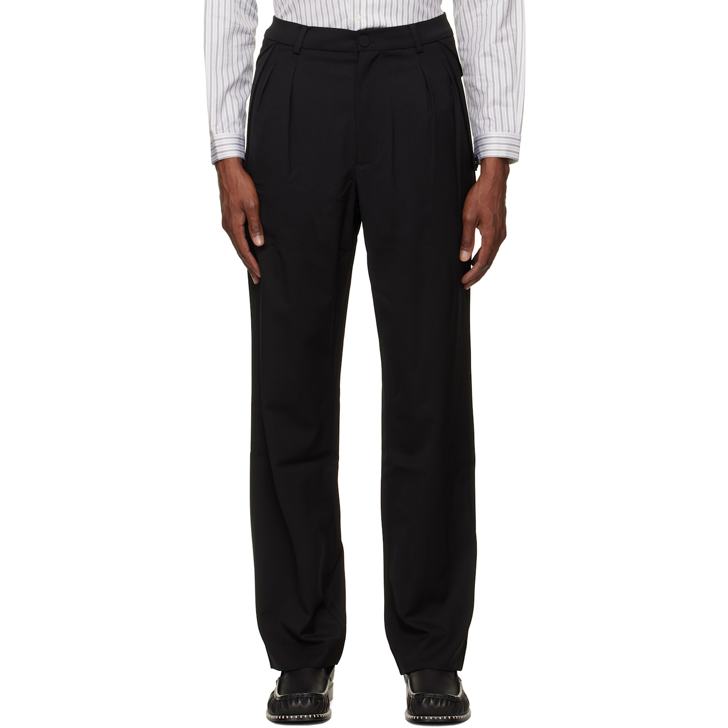 Kiko Kostadinov Black Bruin Trousers