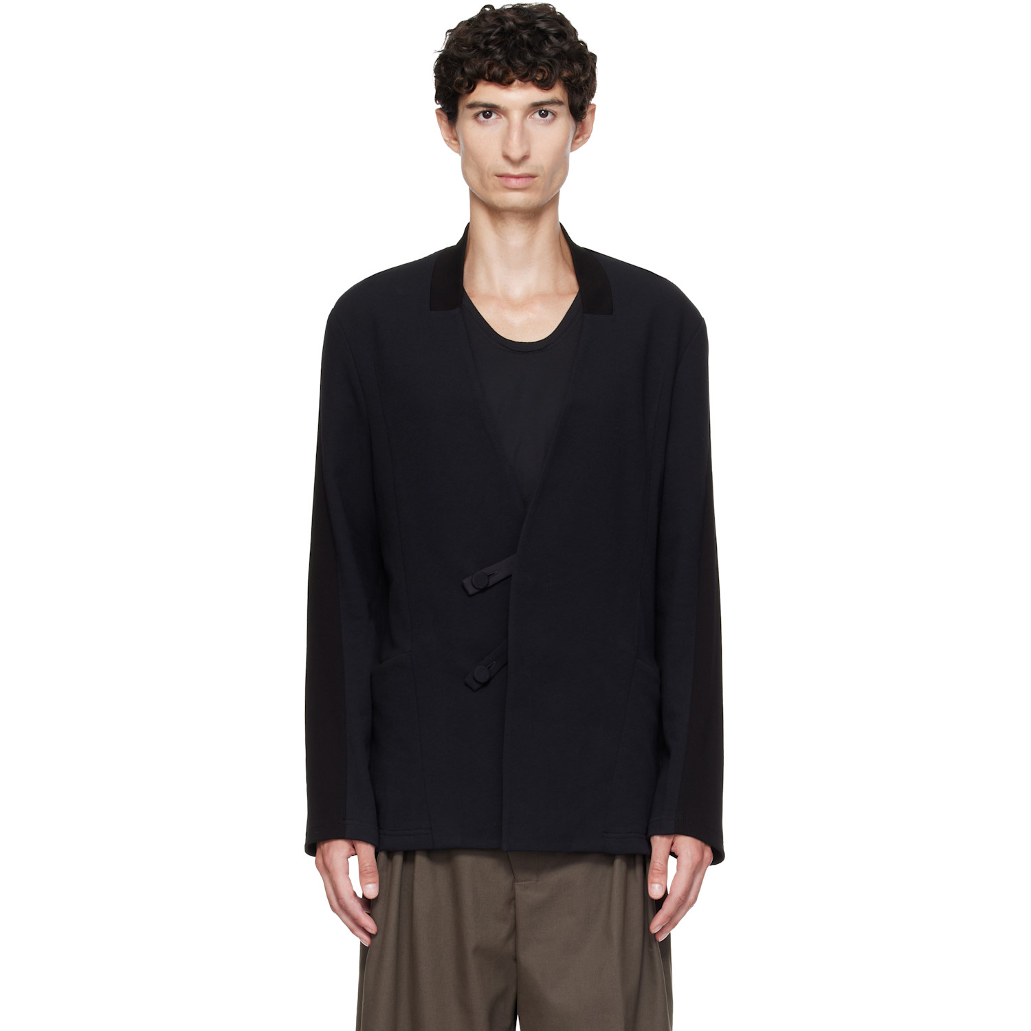 Kiko Kostadinov Black Koru Slim Blazer