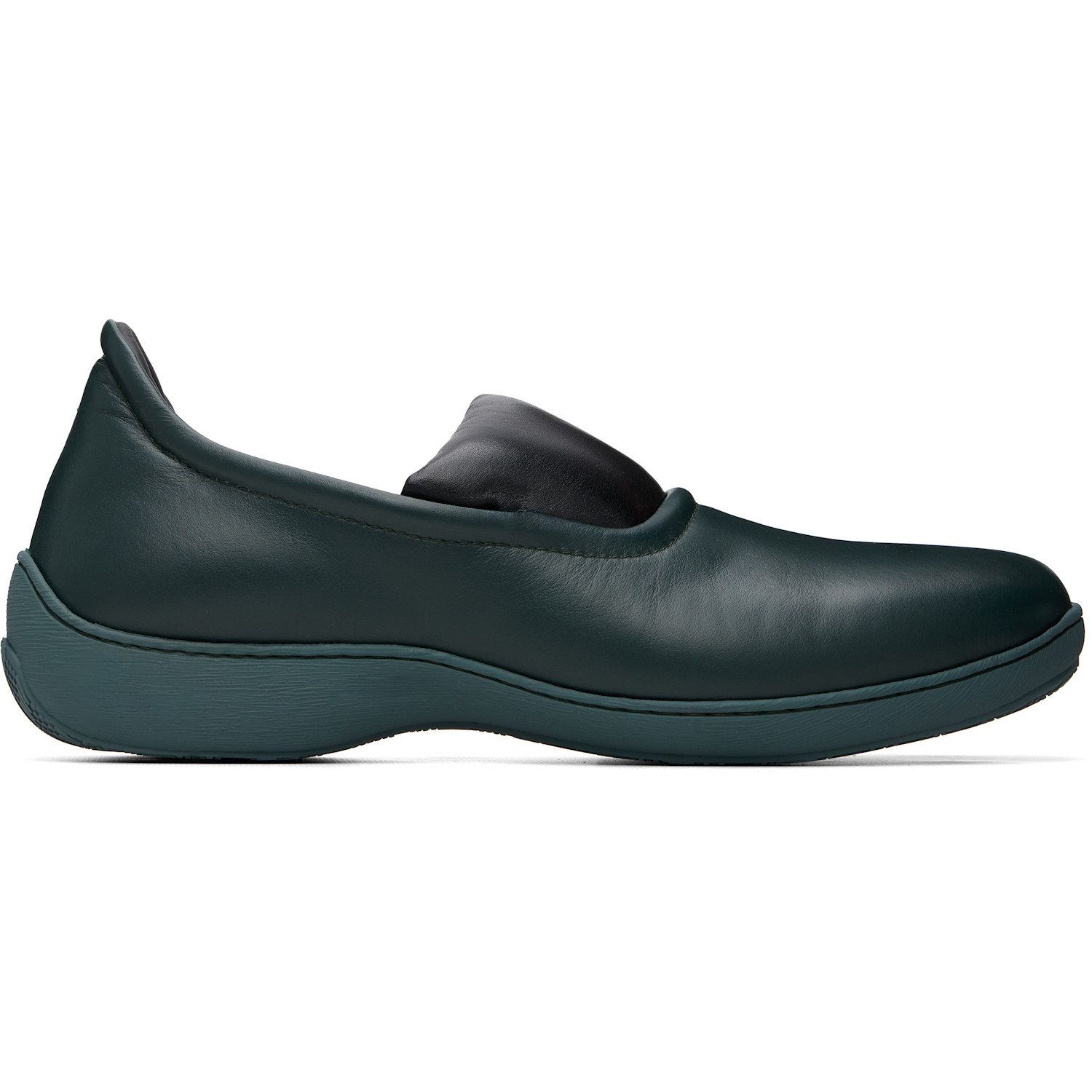 Kiko Kostadinov Green & Black Laan Loafers