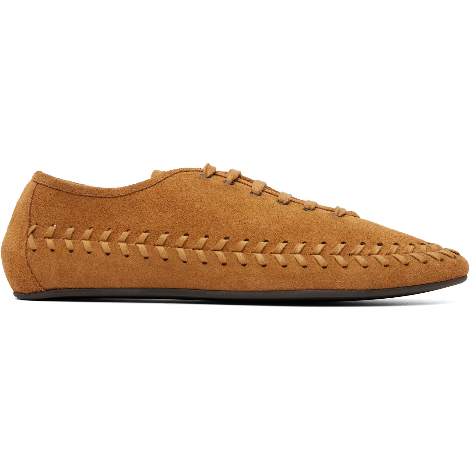 HEREU Tan Birla Suede Loafers