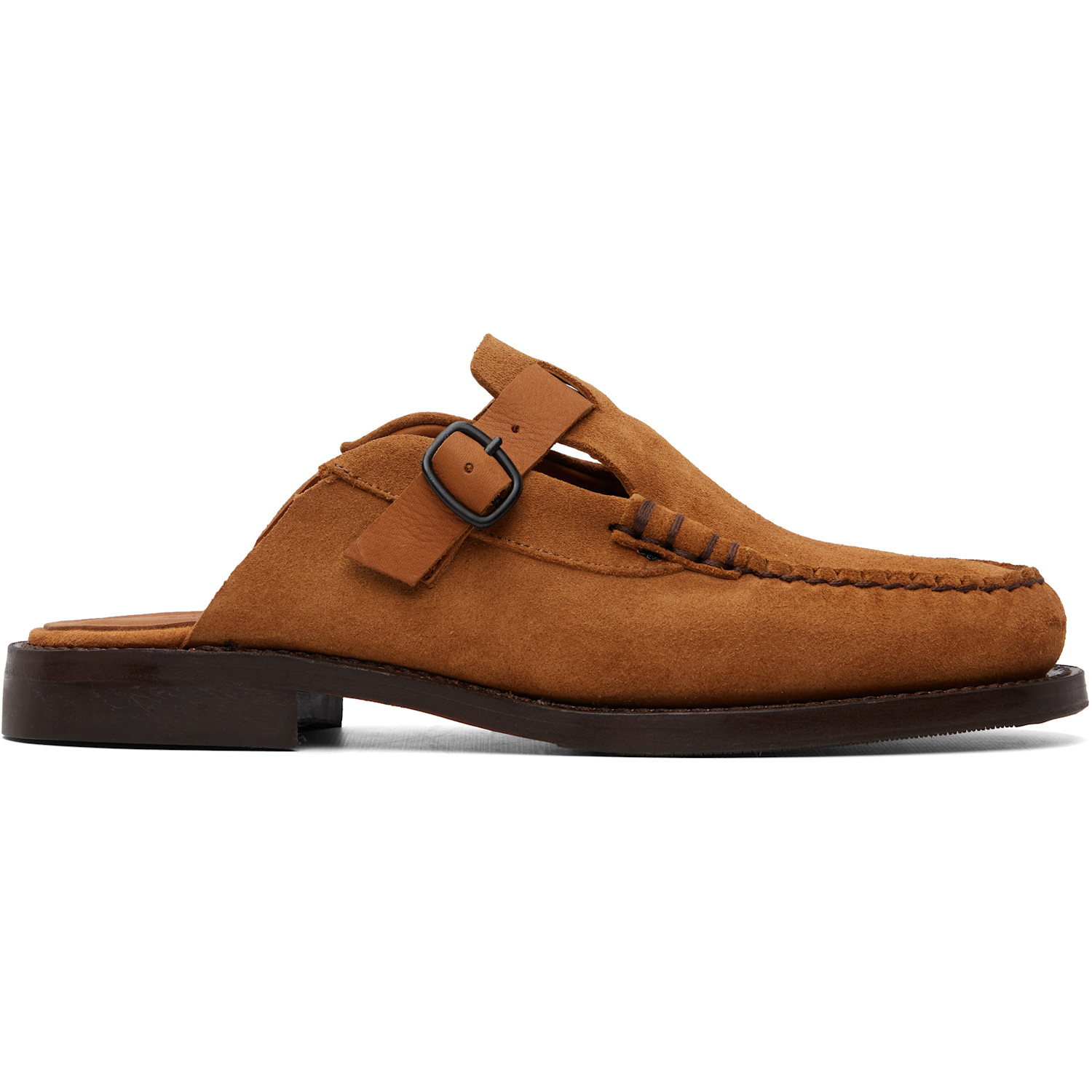 HEREU Tan Barraca Suede Vibram Loafers