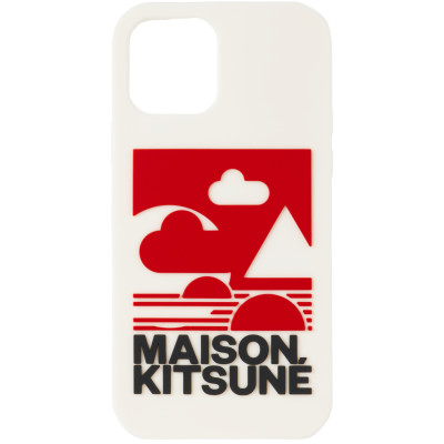 Maison Kitsuné — White Anthony Burrill Edition iPhone 12/12 Pro Case