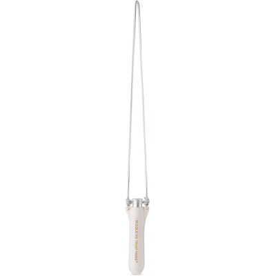 In Gold We Trust Paris — SSENSE Exclusive White Leather Cigar Case