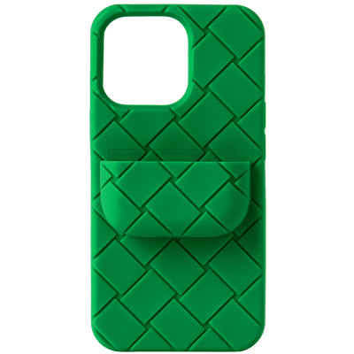 Bottega Veneta — Green Intreccio AirPods Pro & iPhone 13 Pro Case